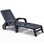 Gartenliege Miami Graphite