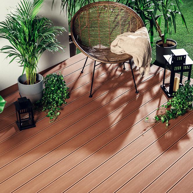 24CL TERASOVÁ DESKA MERCADO BASIC HNĚDÝ 2000X120X20MM