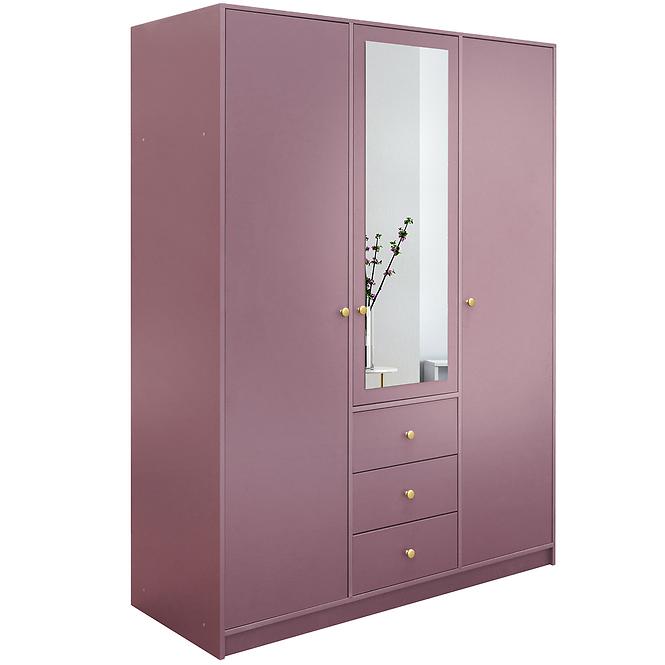 Schrank Siena 2 D3 Pflaume / Spiegel