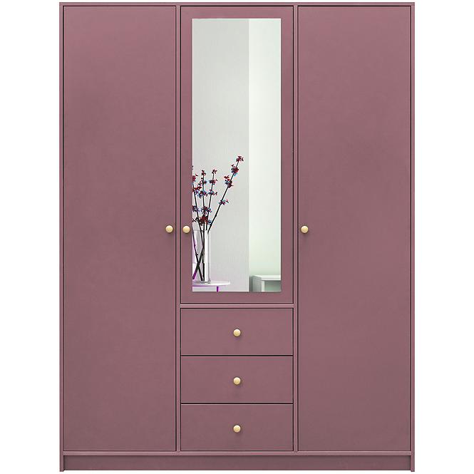 Schrank Siena 2 D3 Pflaume / Spiegel