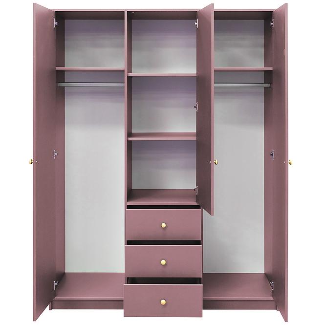Schrank Siena 2 D3 Pflaume / Spiegel