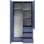 Schrank Siena 2 D2 gedämpftes blau / spiegel,4
