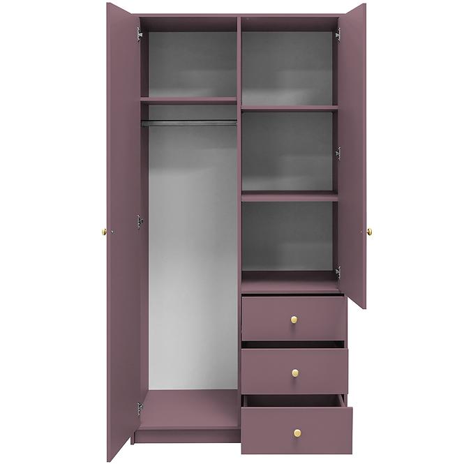 Schrank Siena 2 D2 pflaume / spiegel