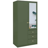 Schrank Siena 2 D2 flaschengrün / spiegel