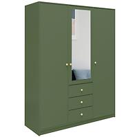 Schrank Siena 2 D3 flaschengrün / spiegel