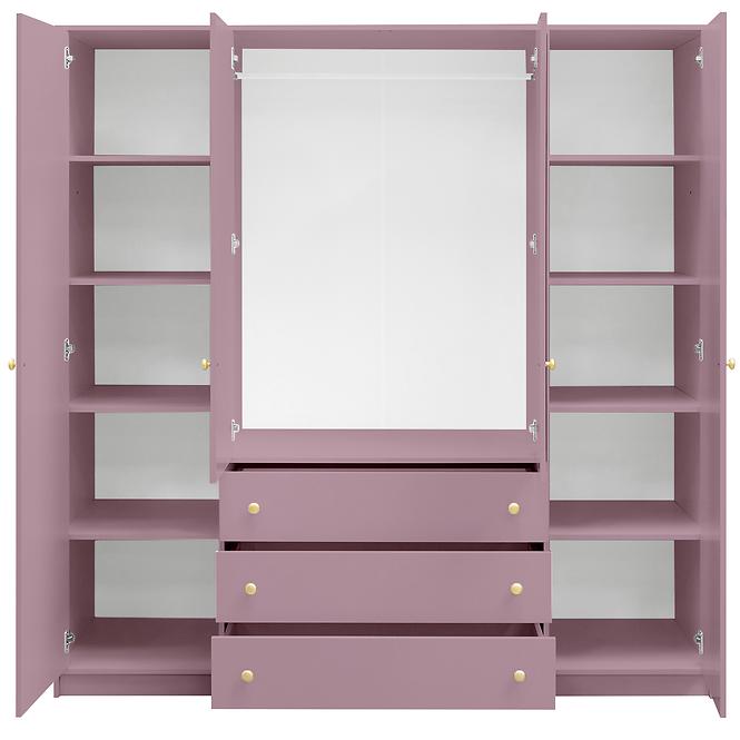 Schrank Siena 2 D4 pflaume / spiegel