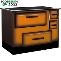 Küchenherd Alfa 55 Eco De Lux 6 kW links