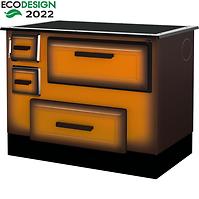 Küchenherd Alfa 55 Eco De Lux 6 kW rechts