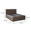 Kontinentales Bett Box 6 160x200 Paros 03,6