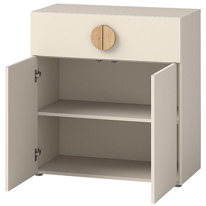 Kommode Melo ME5 2D1S Cashmere/Eiche Artisan