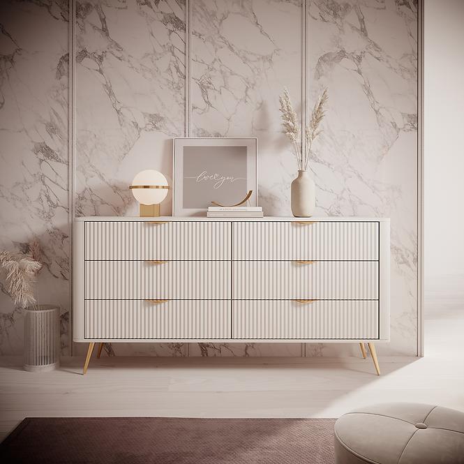 Kommode Lante B 163 6S Beige
