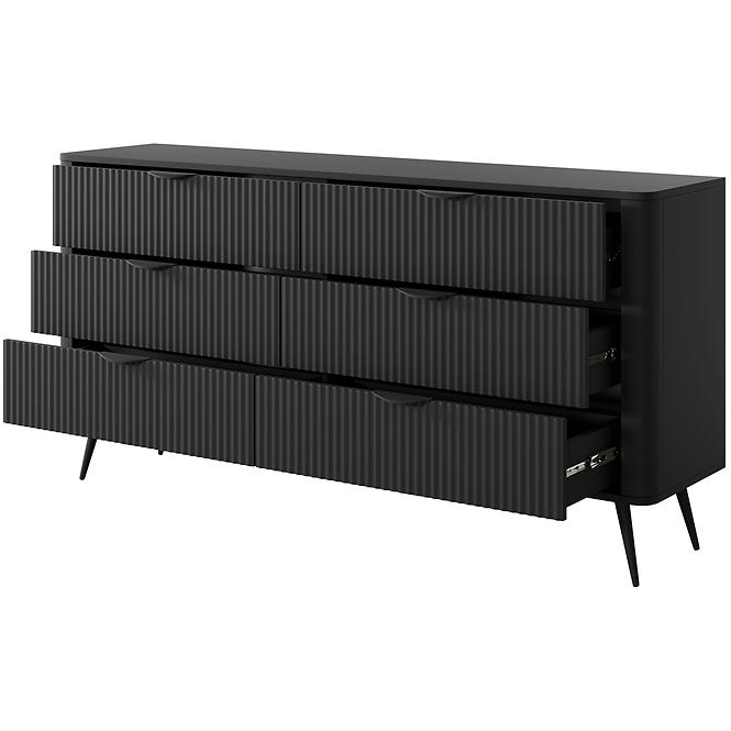 Kommode Lante B 163 6S Black