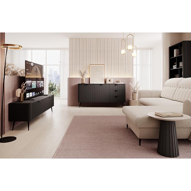 Kommode Lante B 163 6S Black