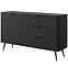 Kommode Lante D 138 D3S Black