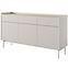 Kommode Level B 153 3D3S Beige/Eiche Scandi