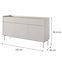 Kommode Level B 153 3D3S Beige/Eiche Scandi,2