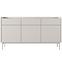 Kommode Level B 153 3D3S Beige/Eiche Scandi,4