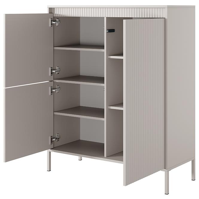 Kommode Senso A hoch 3D Beige