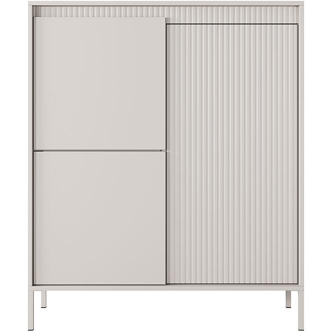 Kommode Senso A hoch 3D Beige