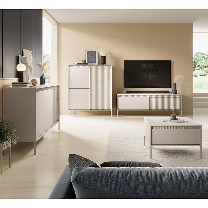 Kommode Senso A hoch 3D Beige