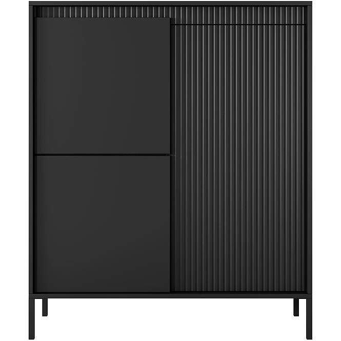 Kommode Senso A hoch 3D Black