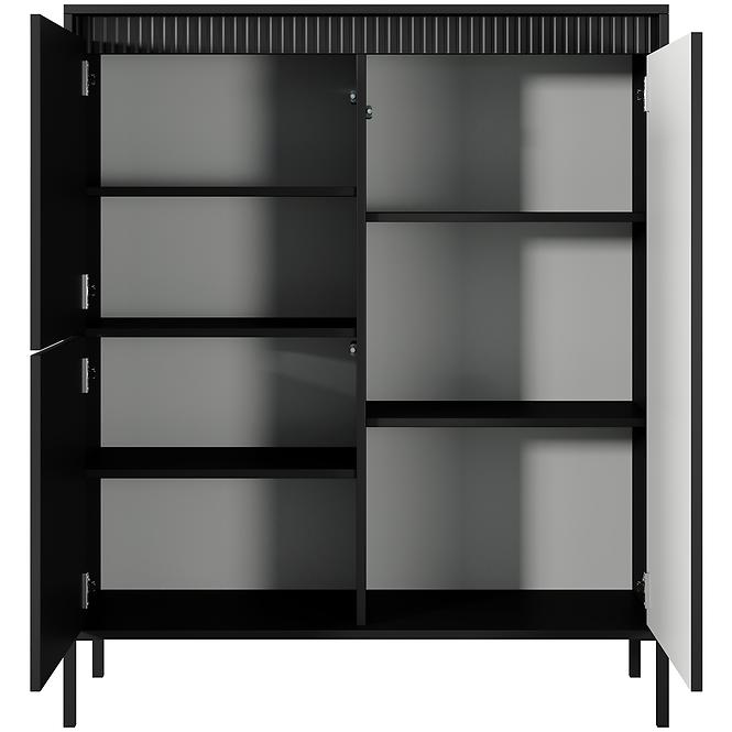 Kommode Senso A hoch 3D Black