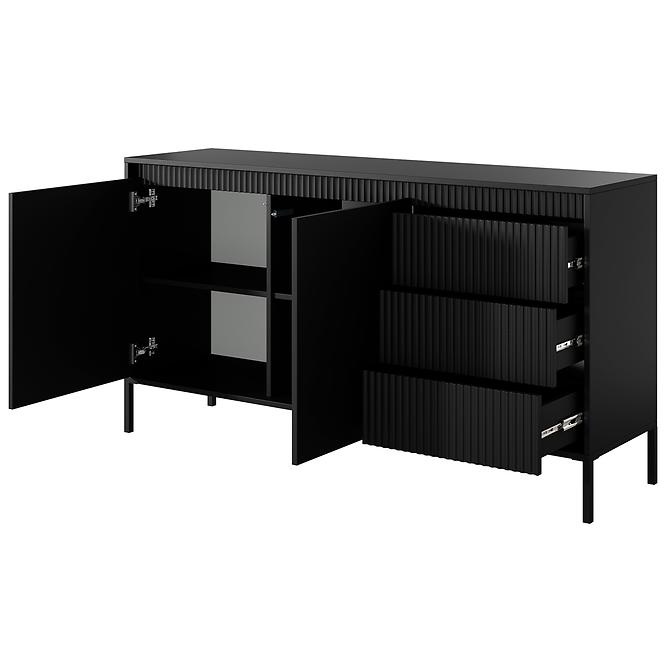 Kommode Senso B 153 2D3S Black