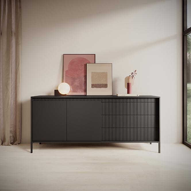 Kommode Senso B 153 2D3S Black