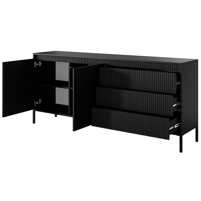 Kommode Senso C 187 2D3S Black
