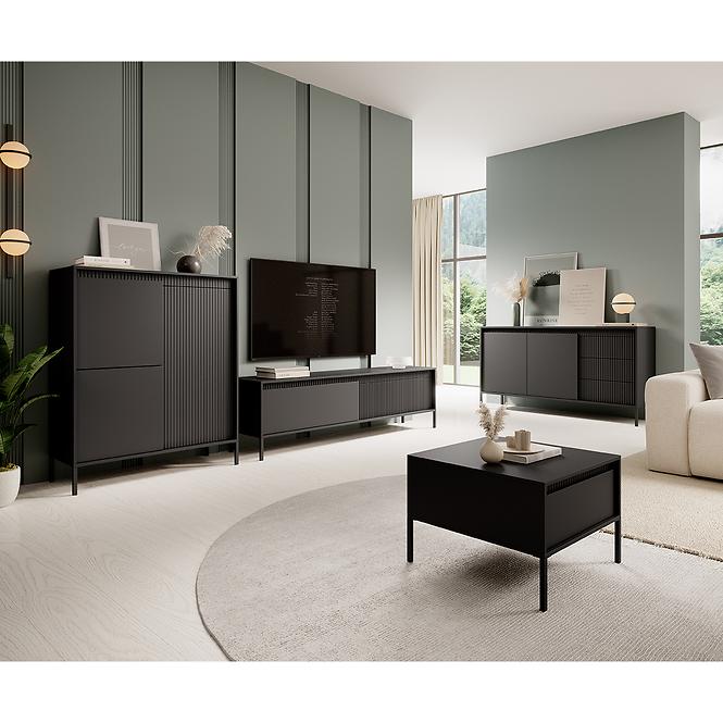 Kommode Senso C 187 2D3S Black