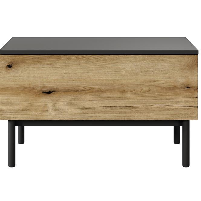 Couchtisch Lang G1S Schwarz /Eiche Evoke