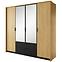Schrank Baltic A 220 Eiche Baltic/Schwarz