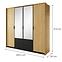 Schrank Baltic A 220 Eiche Baltic/Schwarz,2