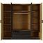 Schrank Baltic A 220 Eiche Baltic/Schwarz,5