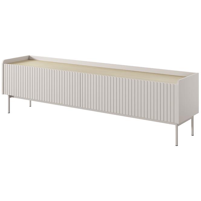 TV Tisch Level RTV E 181 2d Beige/Eiche Scandi 