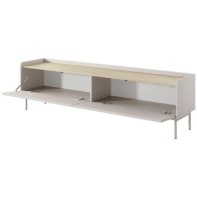 TV Tisch Level RTV E 181 2d Beige/Eiche Scandi ,3