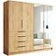 Schrank Bogota 200 Craft Gold+Griff Schwarz