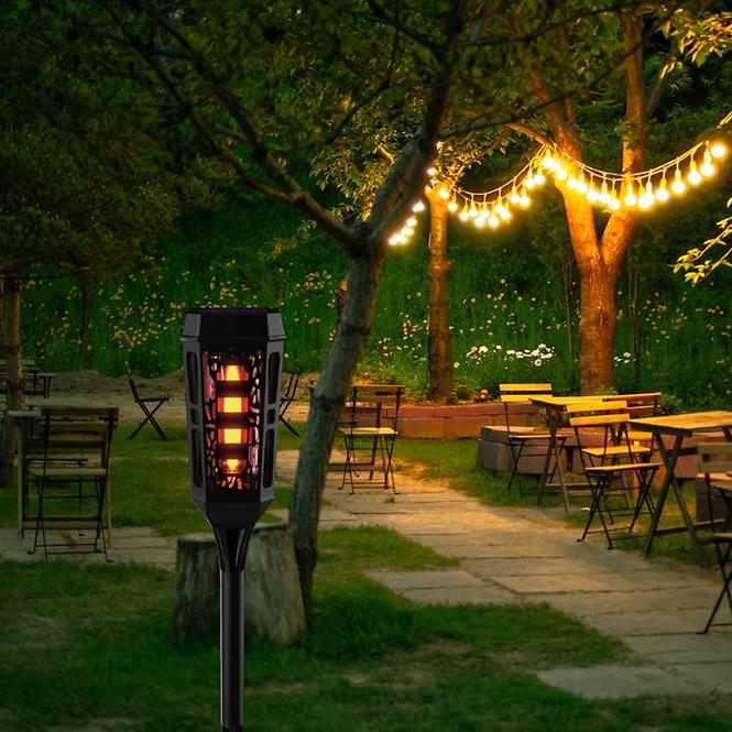 45DS SOLÁRNÍ LAMPA 46810 FLAME BLACK
