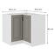Küchenzeile Stilo Claygrey/WEISS 90x90 Nd 2f Bb,2