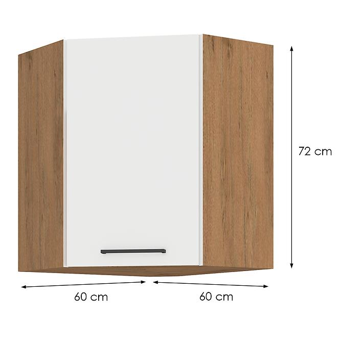 Küchenzeile VIGO WEISS HG 60X60 GN-72 1F (45°)