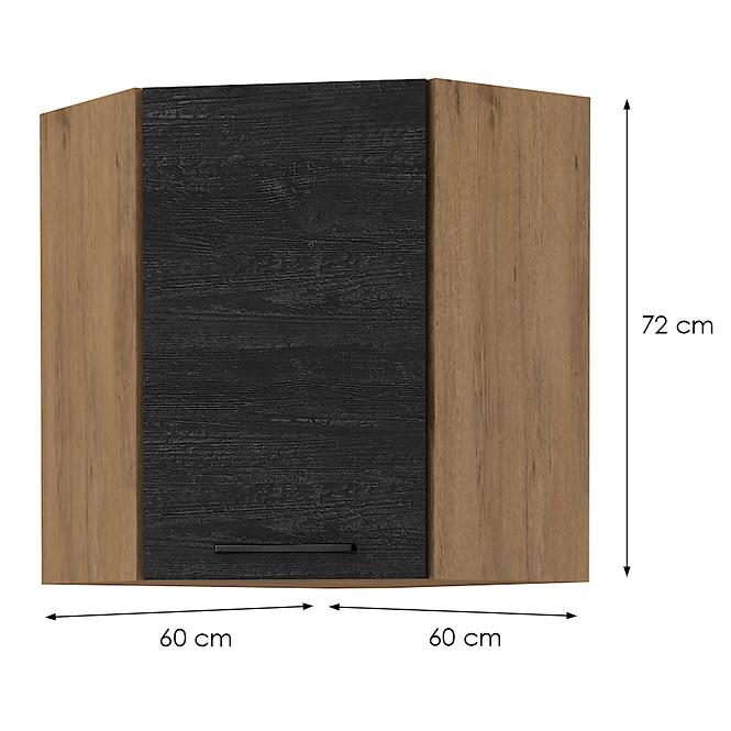 Küchenzeile VIGO DARK 60X60 GN-72 1F (45°)