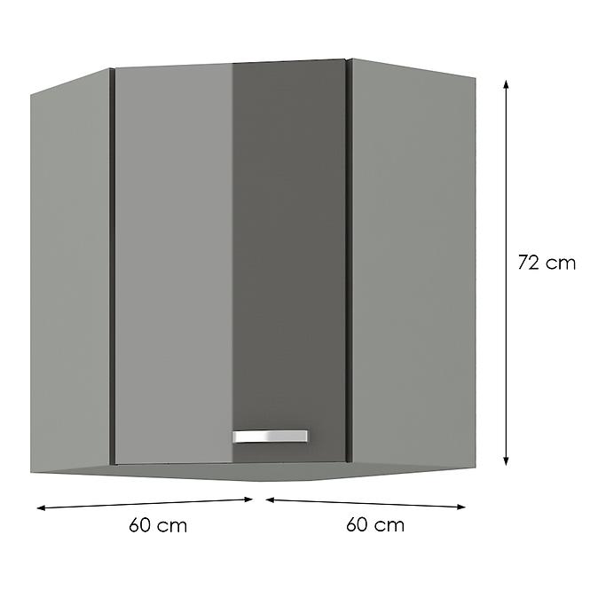 Küchenzeile GREY 60X60 GN-72 1F (45°)