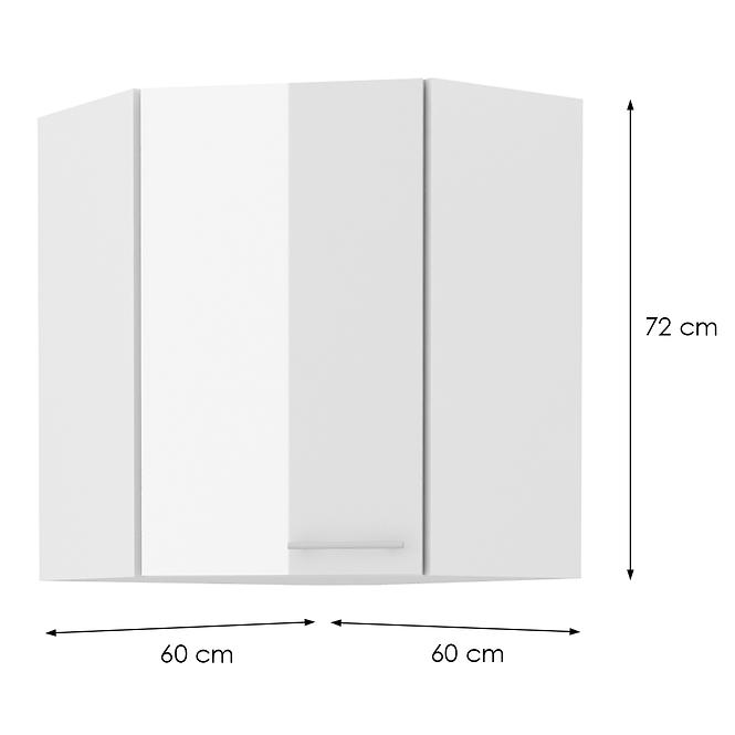 Küchenzeile LARA WEISS 60X60 GN-72 1F (45°)