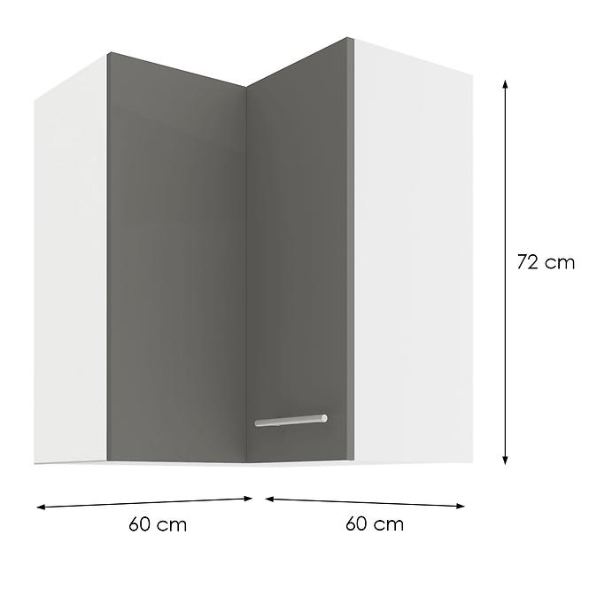 Küchenzeile LARA GREY 60X60 GN-72 2F (90°)