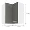 Küchenzeile LARA GREY 60X60 GN-72 2F (90°),2