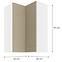 Küchenzeile LARA CAPPUCCINO 60X60 GN-90 2F (90°),2