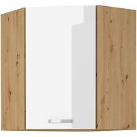 Küchenzeile ARTISAN WEISS 60X60 GN-72 1F (45°)