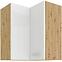 Küchenzeile ARTISAN WEISS 60X60 GN-72 2F (90°)