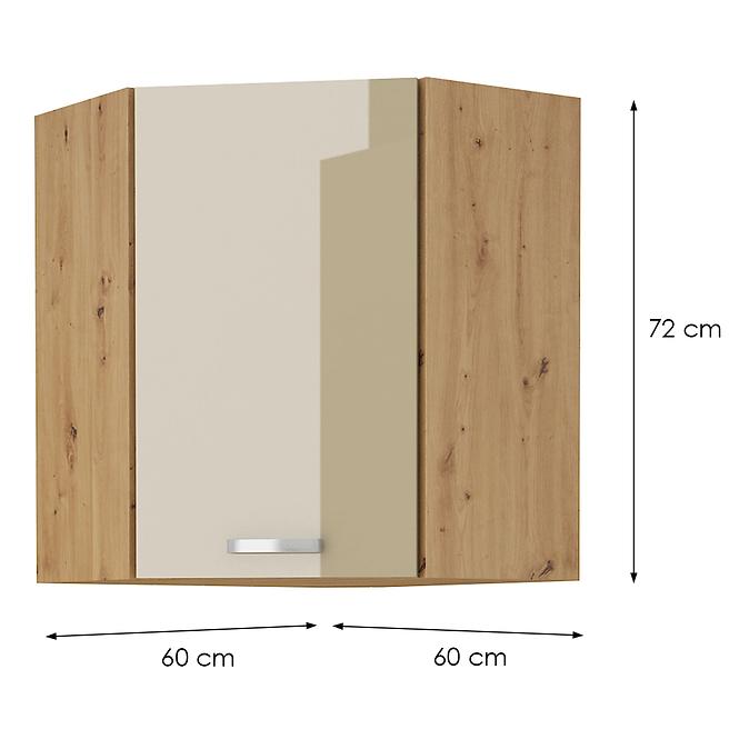Küchenzeile ARTISAN CAPPUCCINO 60X60 GN-72 1F (45°)