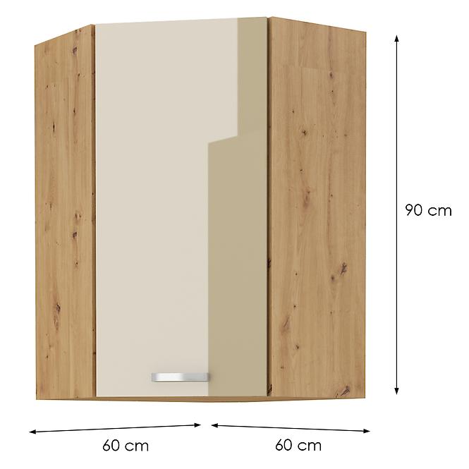 Küchenzeile ARTISAN CAPPUCCINO 60X60 GN-90 1F (45°)